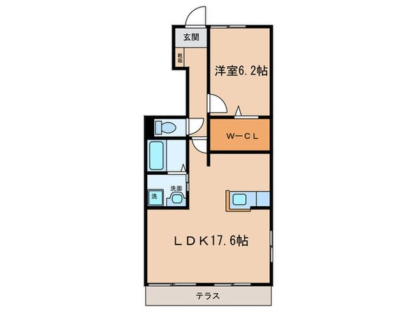 プレシャス西伏屋の物件間取画像